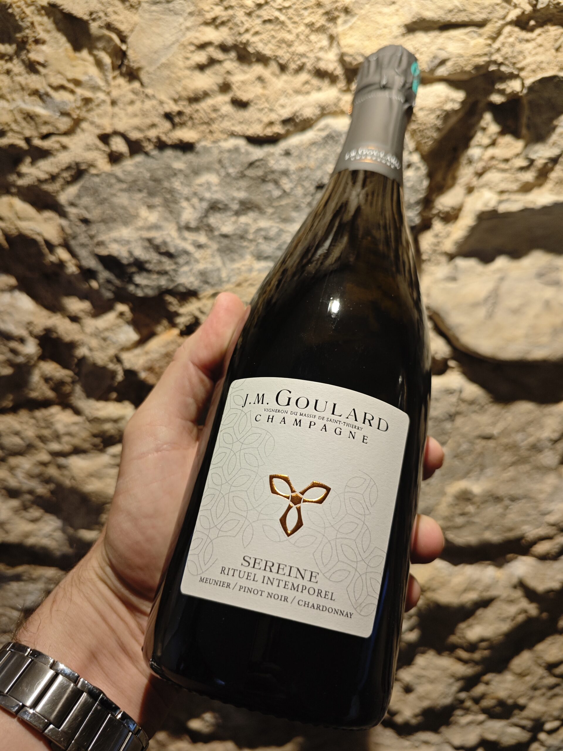 Champagne « Sereine », J.M. Goulard :